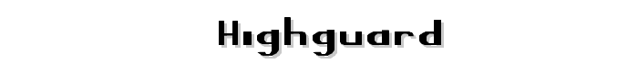 Highguard font