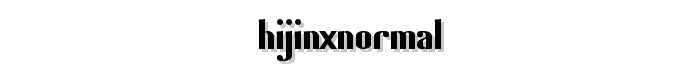 Hijinx Normal font