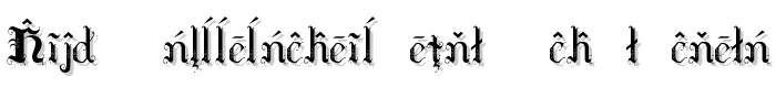Hilda Sonnenschein Extra Characters font