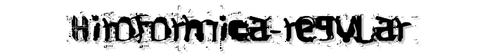 Hiroformica-Regular font