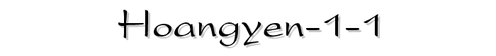 HoangYen%201%201 font