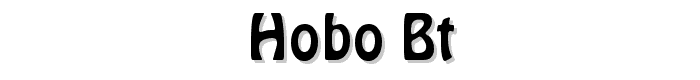 Hobo BT font