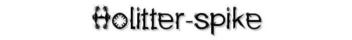 Holitter%20Spike font