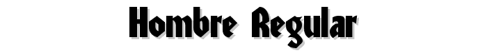 Hombre%20Regular font