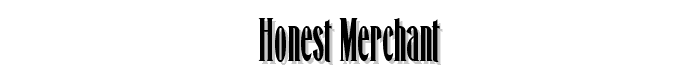 Honest%20Merchant font