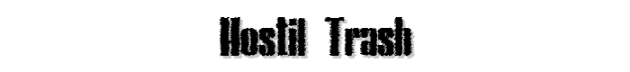 Hostil%20Trash font