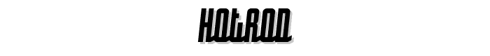 Hotrod font
