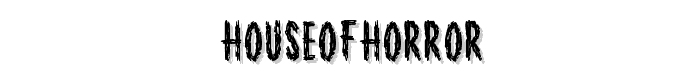 HouseofHorror font