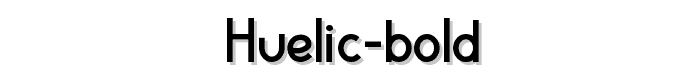 Huelic Bold font