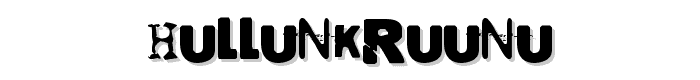 Hullunkruunu font