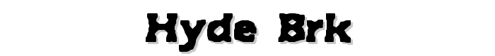 Hyde%20BRK font