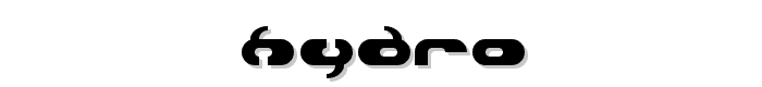 Hydro font