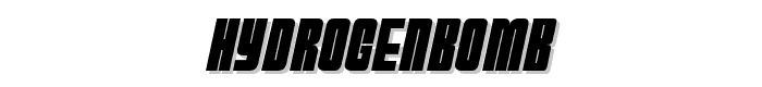 HydrogenBomb font