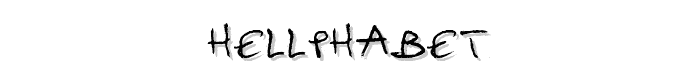 hellphabet font