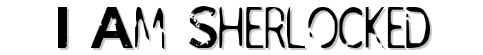 I%20AM%20SHERLOCKED font