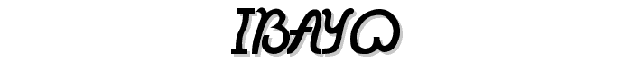 IBAYO font