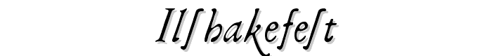 ILShakeFest font