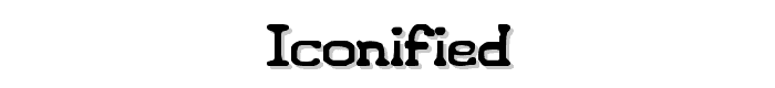 Iconified font