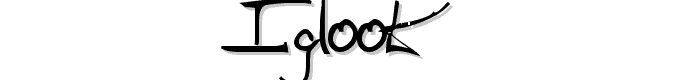 Iglook font