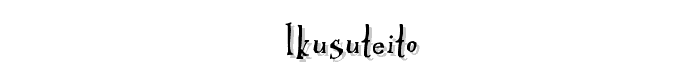 Ikusuteito font