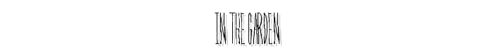 In%20The%20Garden font