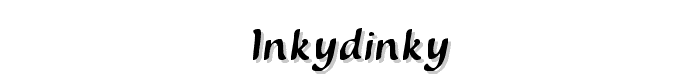InkyDinky font