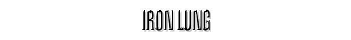 Iron%20Lung font
