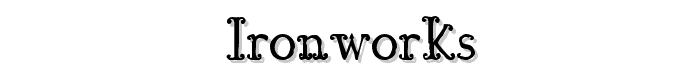Ironworks™ font