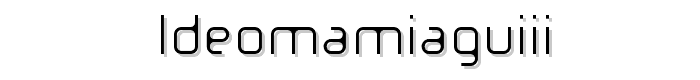 ideomaMIAGUIII font