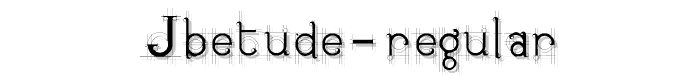 JBEtude-Regular font