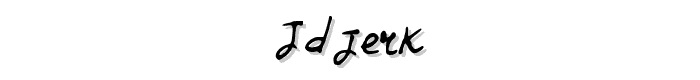 JDJerk font