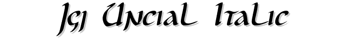 JGJ%20Uncial%20Italic font