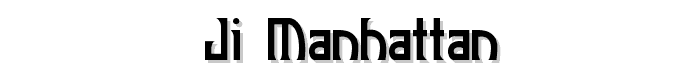 JI%20Manhattan font