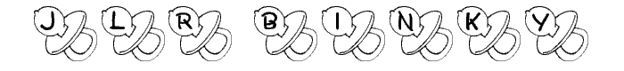 JLR Binky font