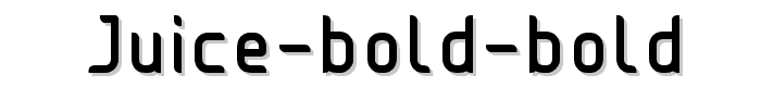 JUICE Bold Bold font