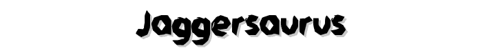 Jaggersaurus font