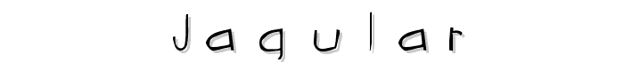 A preview of the Jagular font