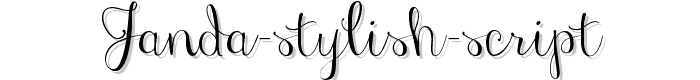 Janda Stylish Script font