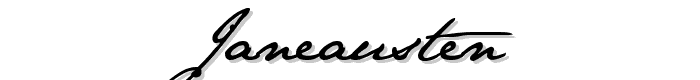 JaneAusten font