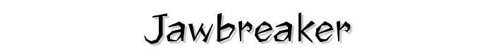 Jawbreaker font