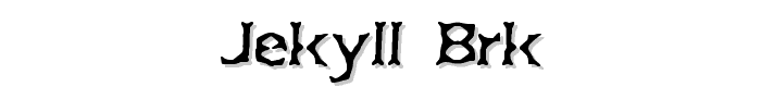 Jekyll%20BRK font