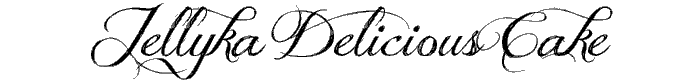 Jellyka%20Delicious%20Cake font