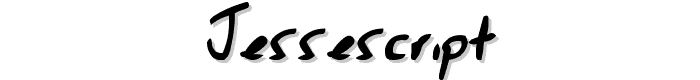 Jessescript font