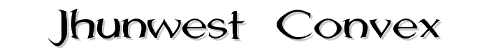 Jhunwest%20Convex font