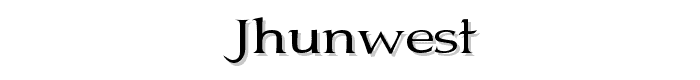 Jhunwest font