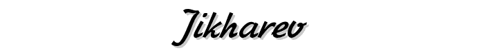 Jikharev font