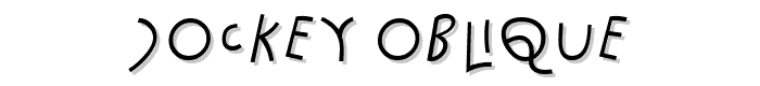 Jockey Oblique font