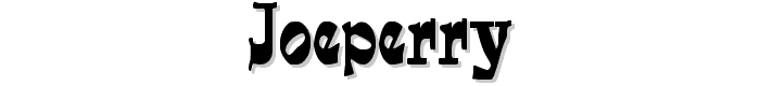 JoePerry font