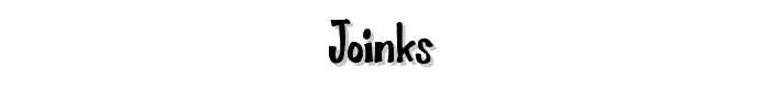 Joinks_ font