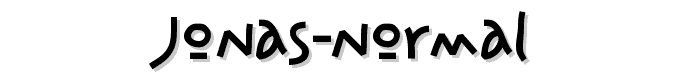 Jonas-Normal font